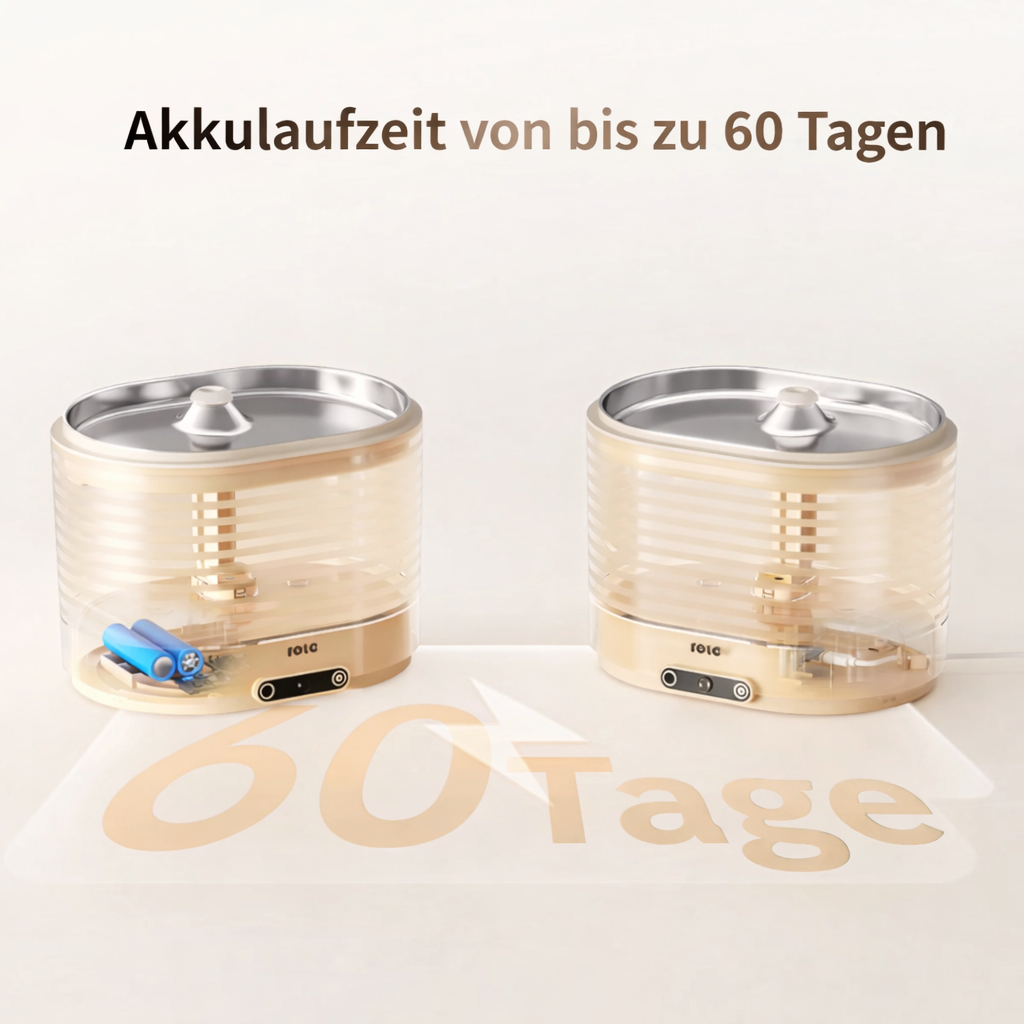 Intelligenter Trinkbrunnen für Hunde & Katzen – App-Überwachung, kabellos & ultraleise